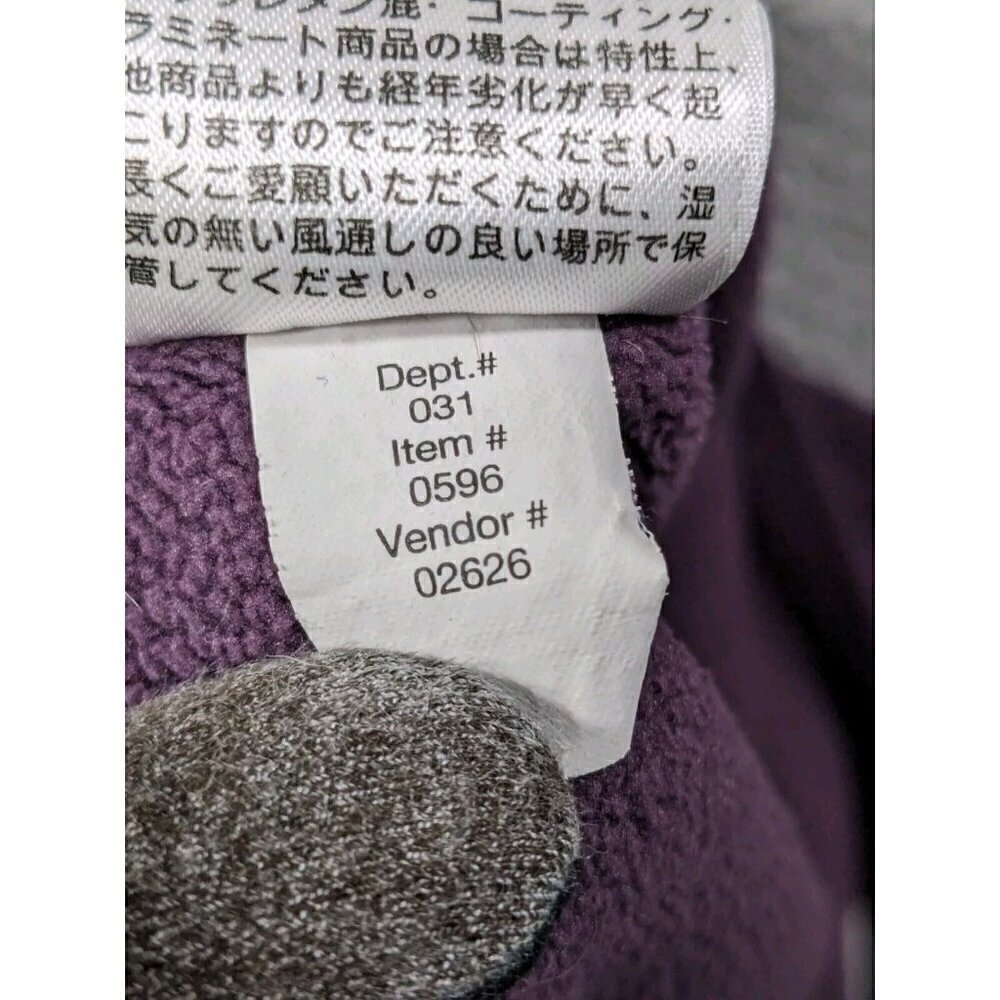 Eddie Bauer First Ascent Fleece Pullover Womens Small Sweater Jacket Purple - Picture 5 of 12